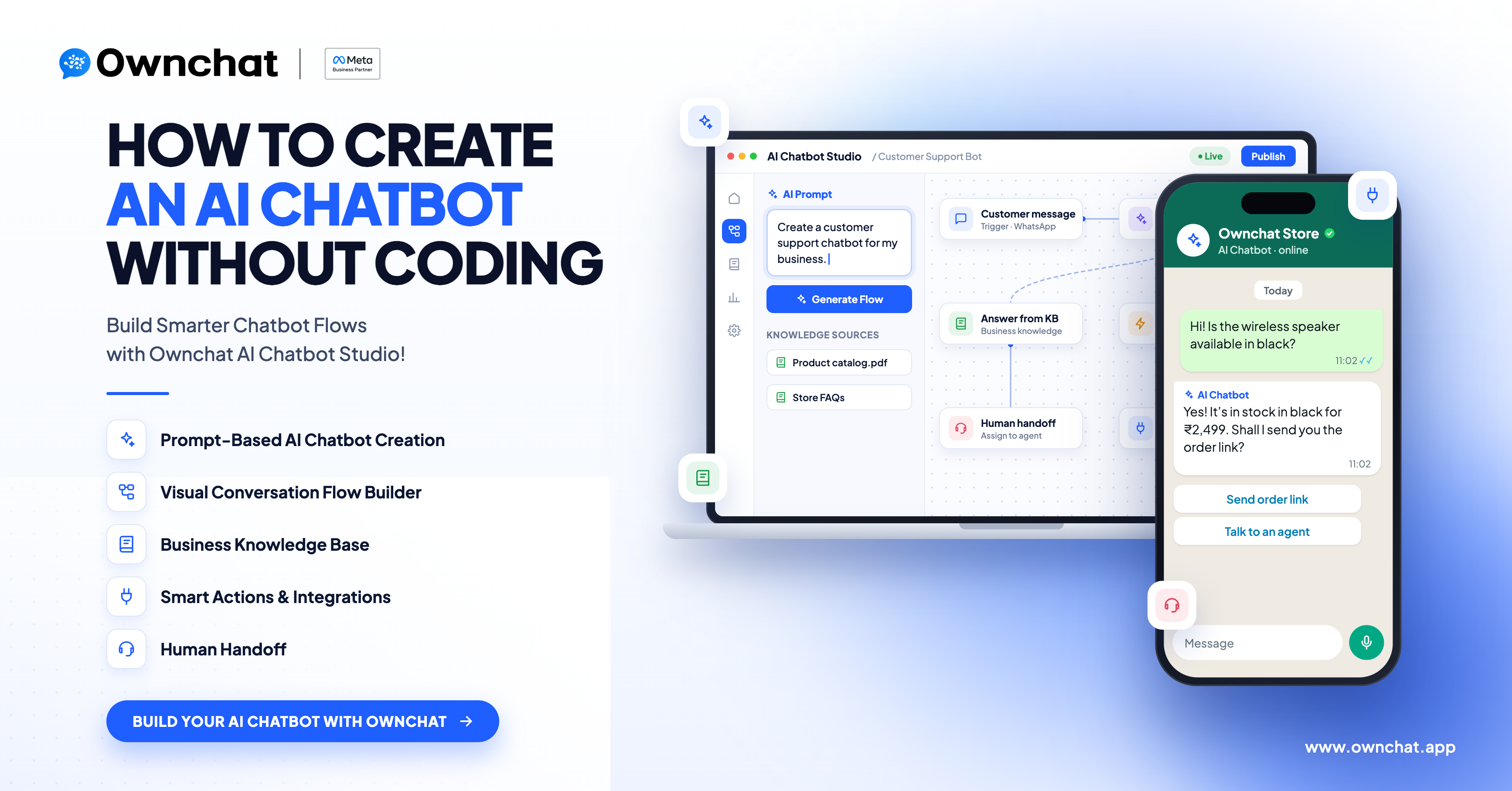 How to Create an AI Chatbot Without Coding Using OwnChat AI Chatbot Studio