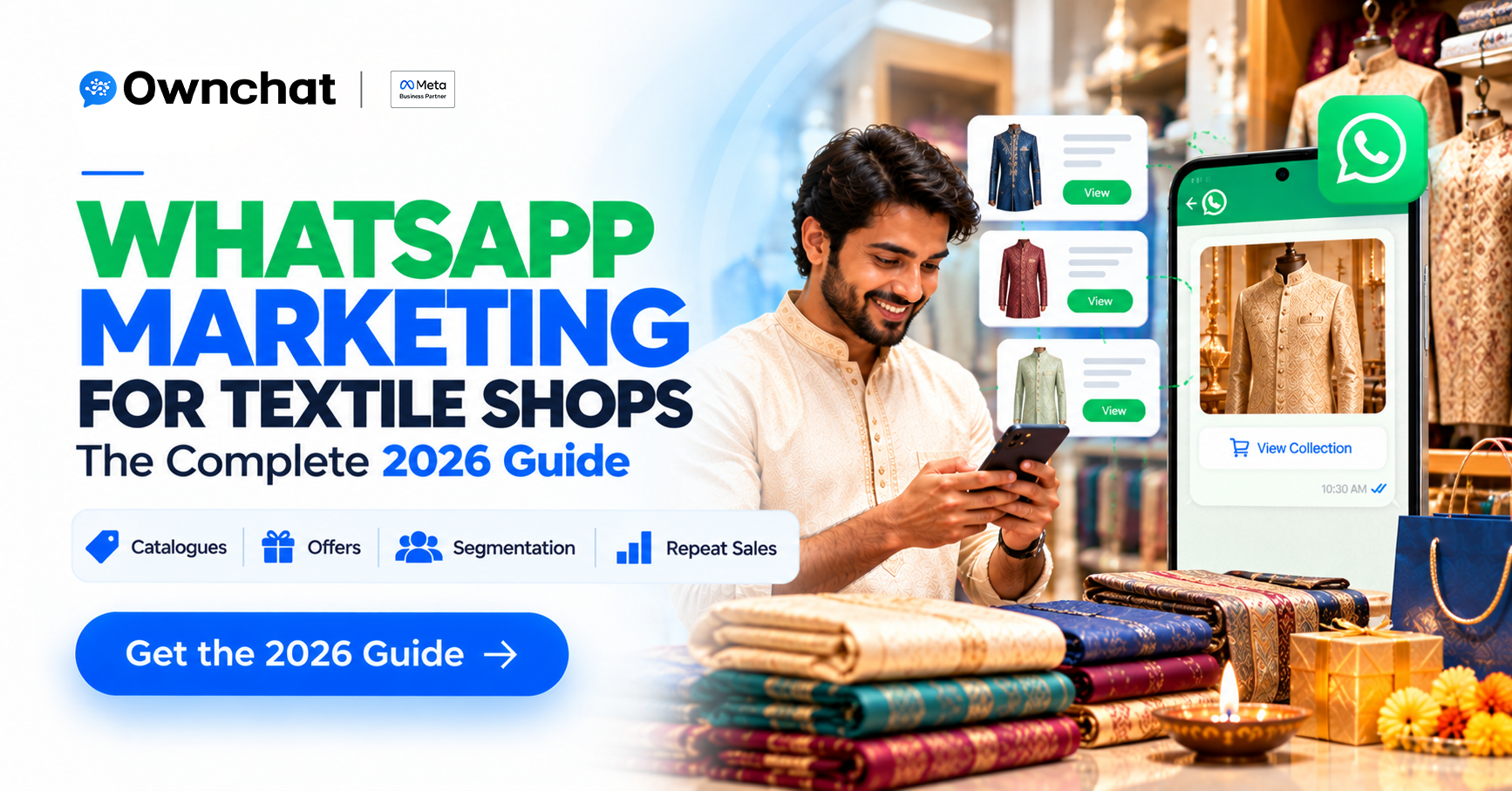 WhatsApp Marketing for Textile Shops: The Complete 2026 Guide for Saree, Clothing and Boutique Stores